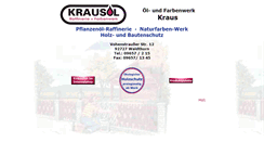 Desktop Screenshot of krausol.de