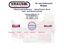 Tablet Screenshot of krausol.de